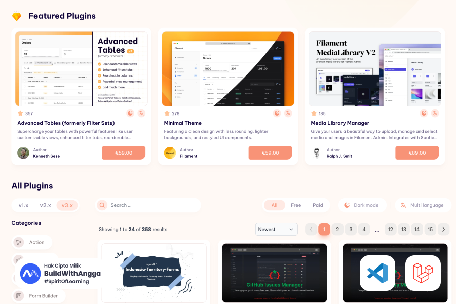 Kelas Cara Bikin Dashboard Steps dengan Filament Wizard dan Laravel di BuildWithAngga